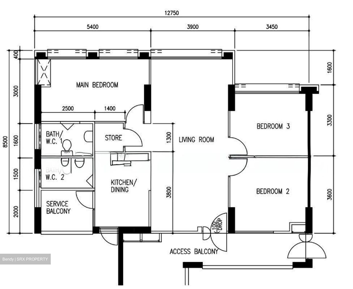 Blk 874 Tampines Vista (Tampines), HDB 4 Rooms #620793851